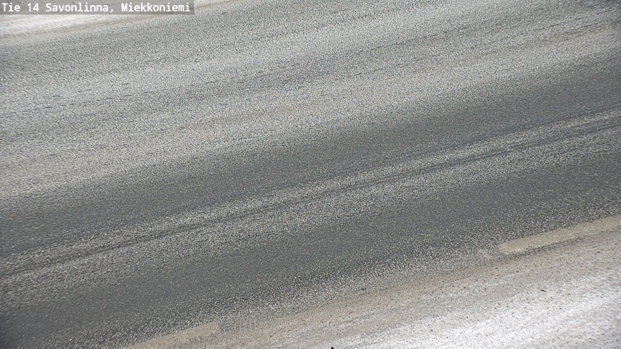 Weather Camera Image Väg 14 Nyslott, Miekkoniemi, Savonlinna, Etelä-Savo