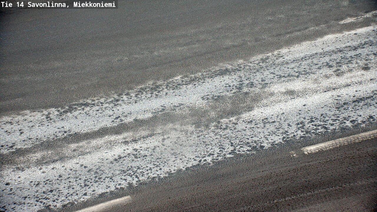 Weather Camera Image Road 14 Savonlinna, Miekkoniemi, Savonlinna, Etelä-Savo