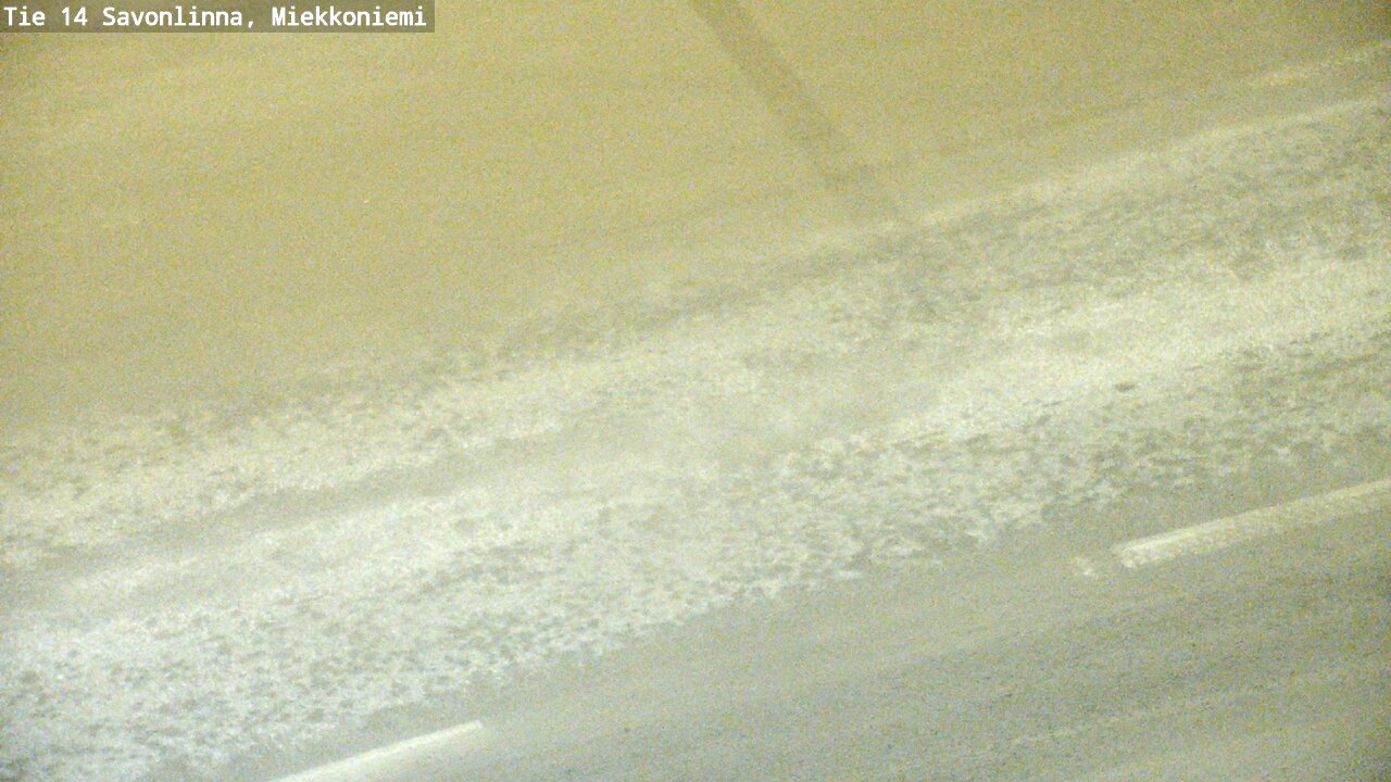 Weather Camera Image Road 14 Savonlinna, Miekkoniemi, Savonlinna, Etelä-Savo