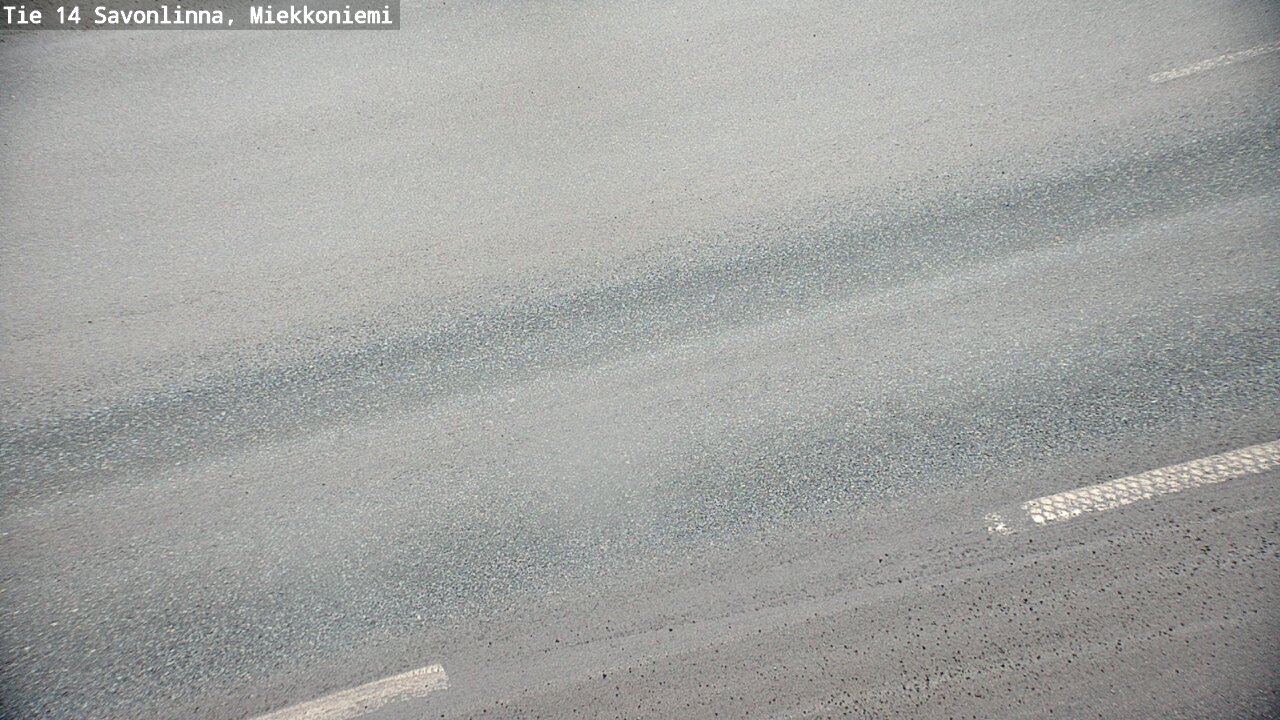 Weather Camera Image Väg 14 Nyslott, Miekkoniemi, Savonlinna, Etelä-Savo
