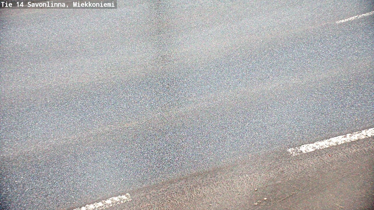 Weather Camera Image Väg 14 Nyslott, Miekkoniemi, Savonlinna, Etelä-Savo