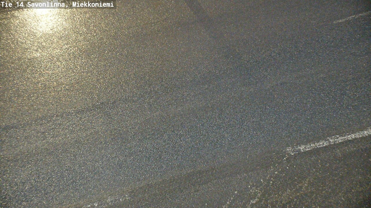 Weather Camera Image Väg 14 Nyslott, Miekkoniemi, Savonlinna, Etelä-Savo