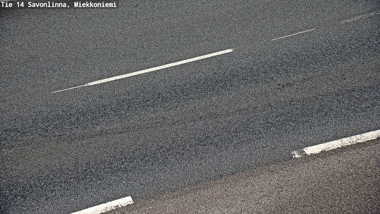 Weather Camera Image Road 14 Savonlinna, Miekkoniemi, Savonlinna, Etelä-Savo
