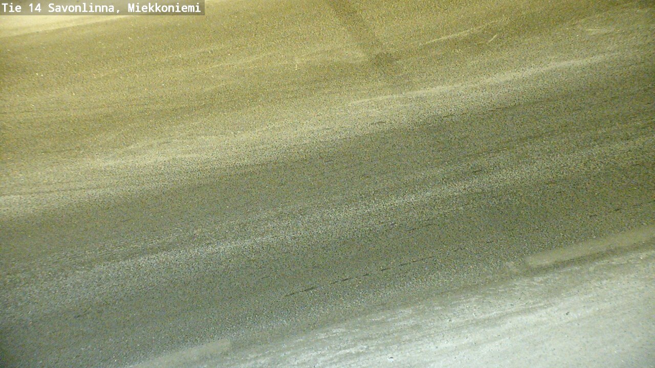 Weather Camera Image Väg 14 Nyslott, Miekkoniemi, Savonlinna, Etelä-Savo