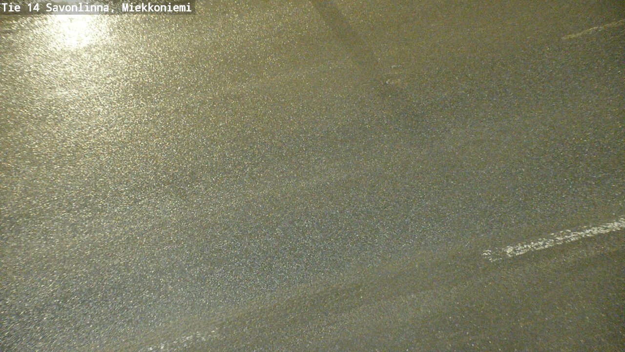 Weather Camera Image Väg 14 Nyslott, Miekkoniemi, Savonlinna, Etelä-Savo