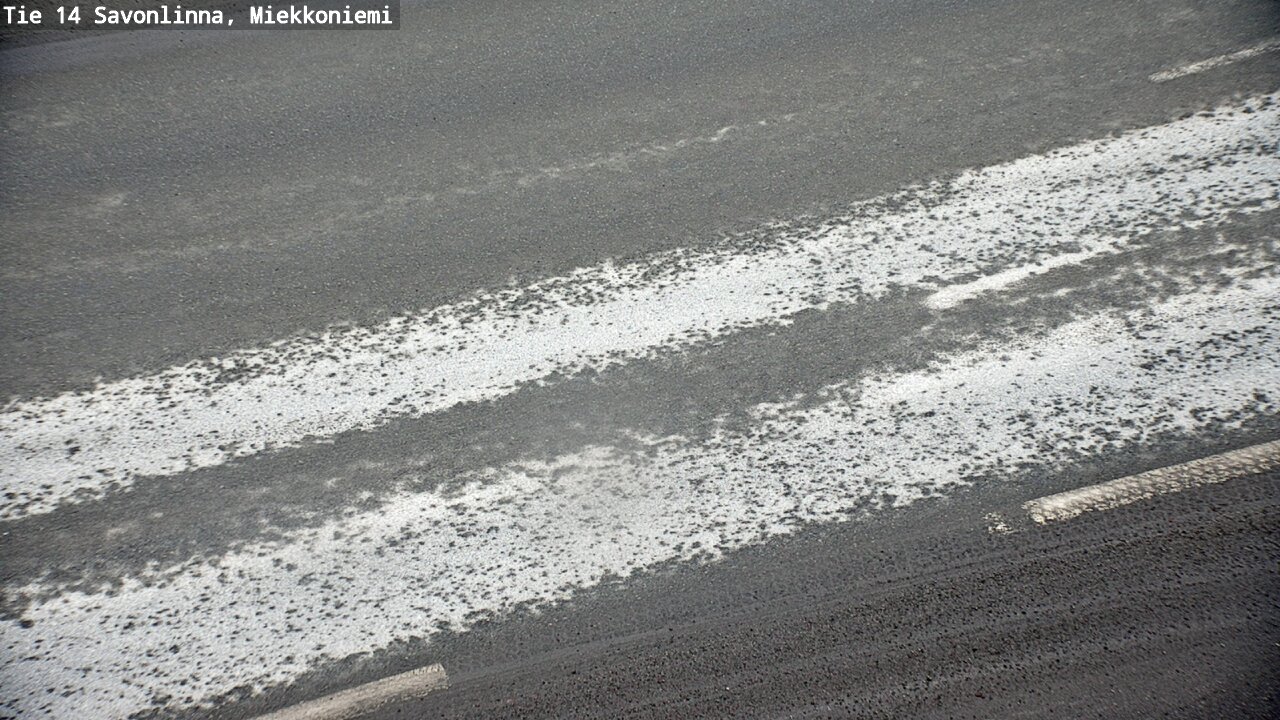 Weather Camera Image Väg 14 Nyslott, Miekkoniemi, Savonlinna, Etelä-Savo