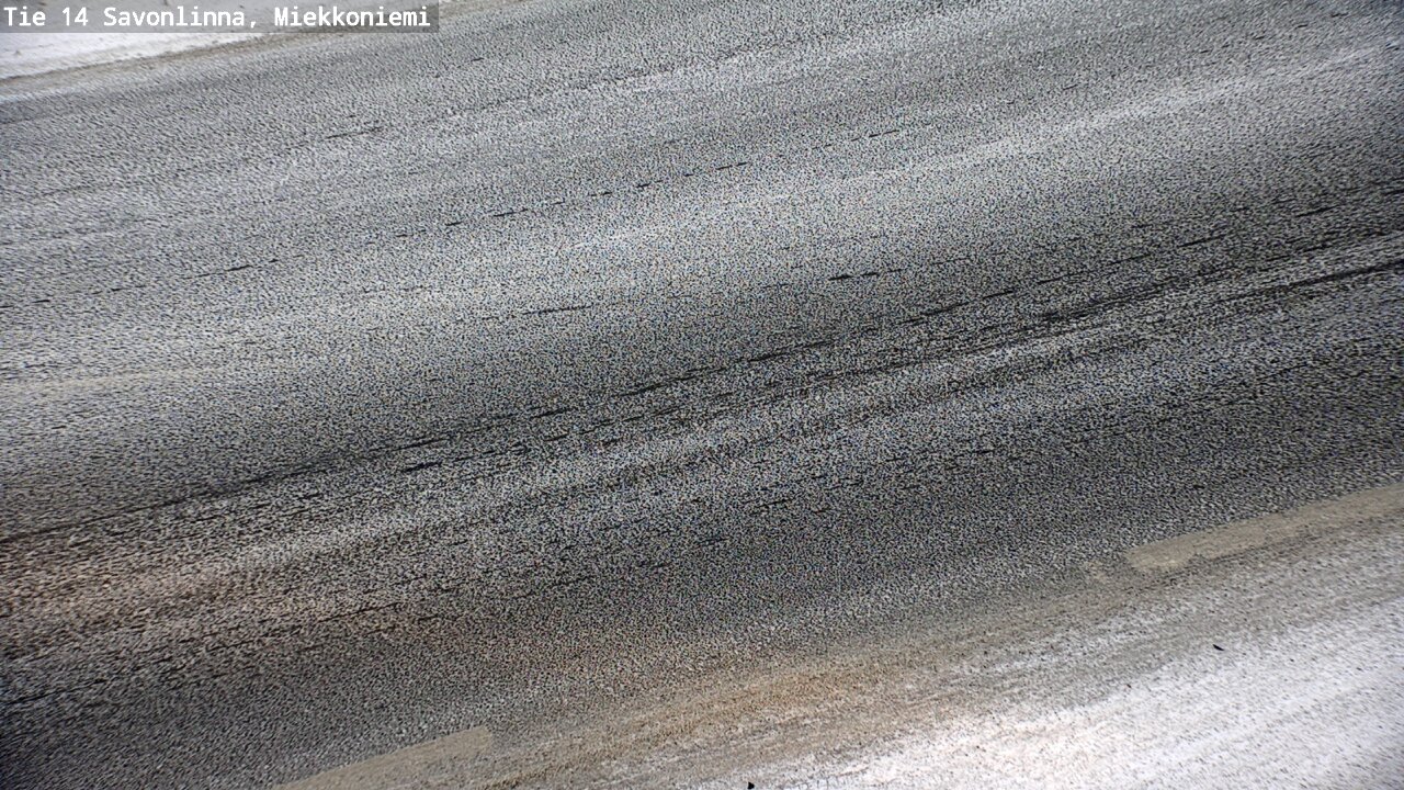 Weather Camera Image Road 14 Savonlinna, Miekkoniemi, Savonlinna, Etelä-Savo