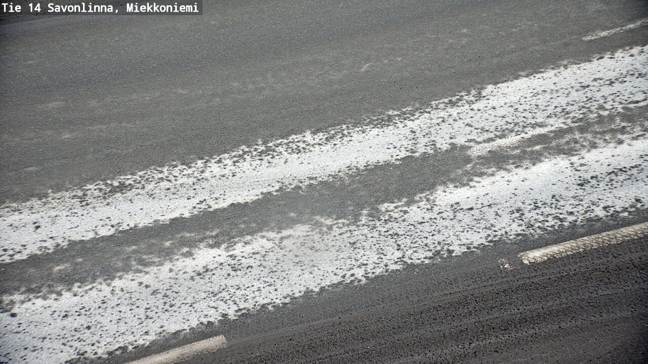 Weather Camera Image Väg 14 Nyslott, Miekkoniemi, Savonlinna, Etelä-Savo