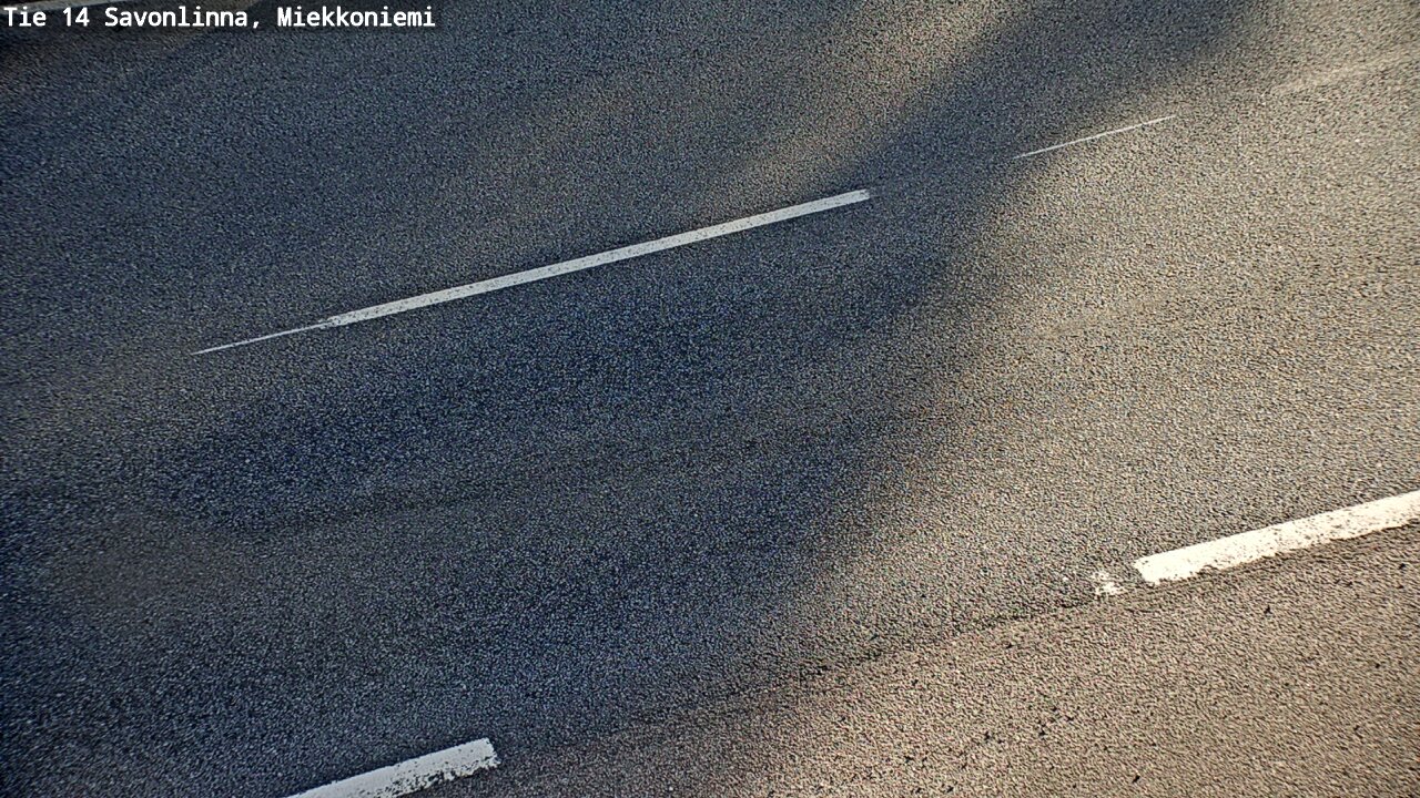 Weather Camera Image Road 14 Savonlinna, Miekkoniemi, Savonlinna, Etelä-Savo