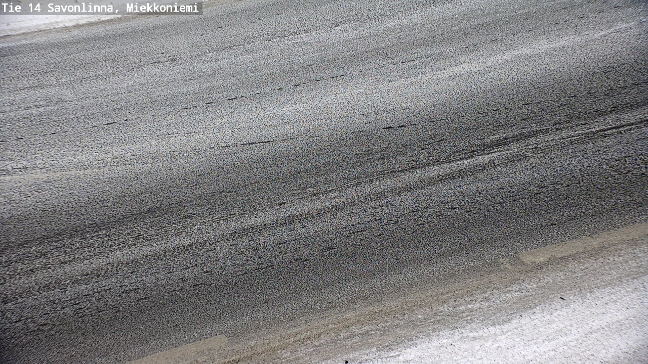 Weather Camera Image Road 14 Savonlinna, Miekkoniemi, Savonlinna, Etelä-Savo