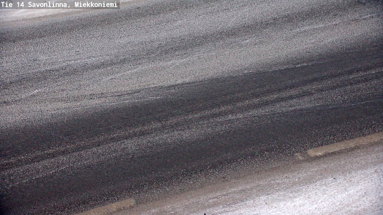 Weather Camera Image Väg 14 Nyslott, Miekkoniemi, Savonlinna, Etelä-Savo