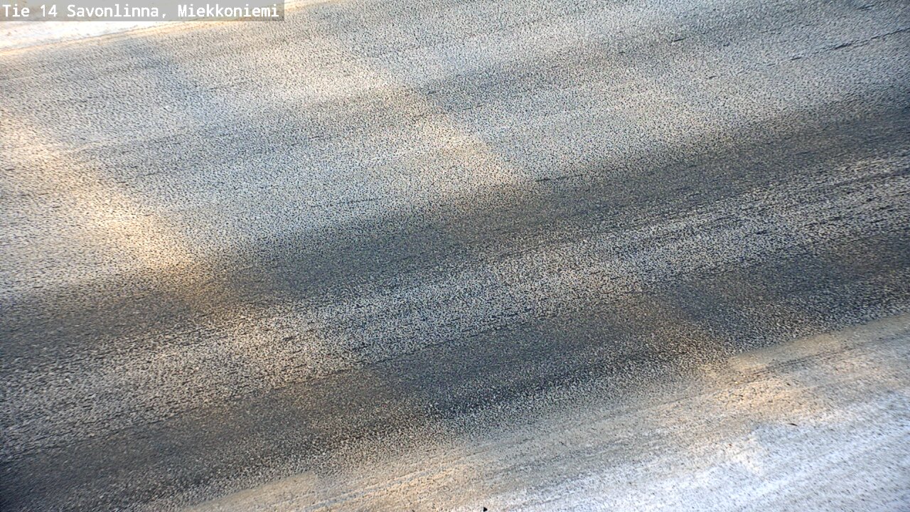 Weather Camera Image Road 14 Savonlinna, Miekkoniemi, Savonlinna, Etelä-Savo
