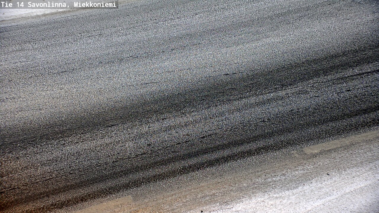 Weather Camera Image Road 14 Savonlinna, Miekkoniemi, Savonlinna, Etelä-Savo
