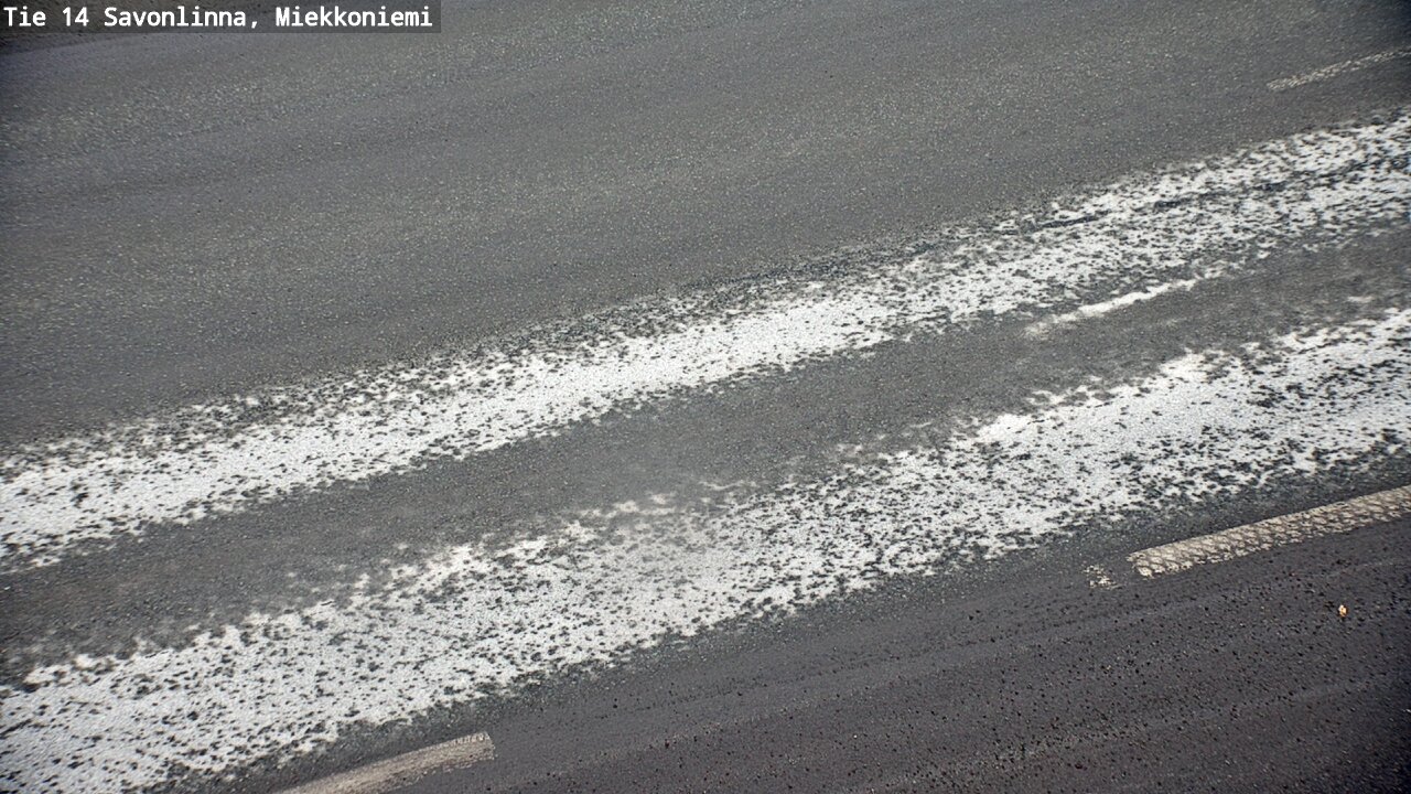 Weather Camera Image Väg 14 Nyslott, Miekkoniemi, Savonlinna, Etelä-Savo