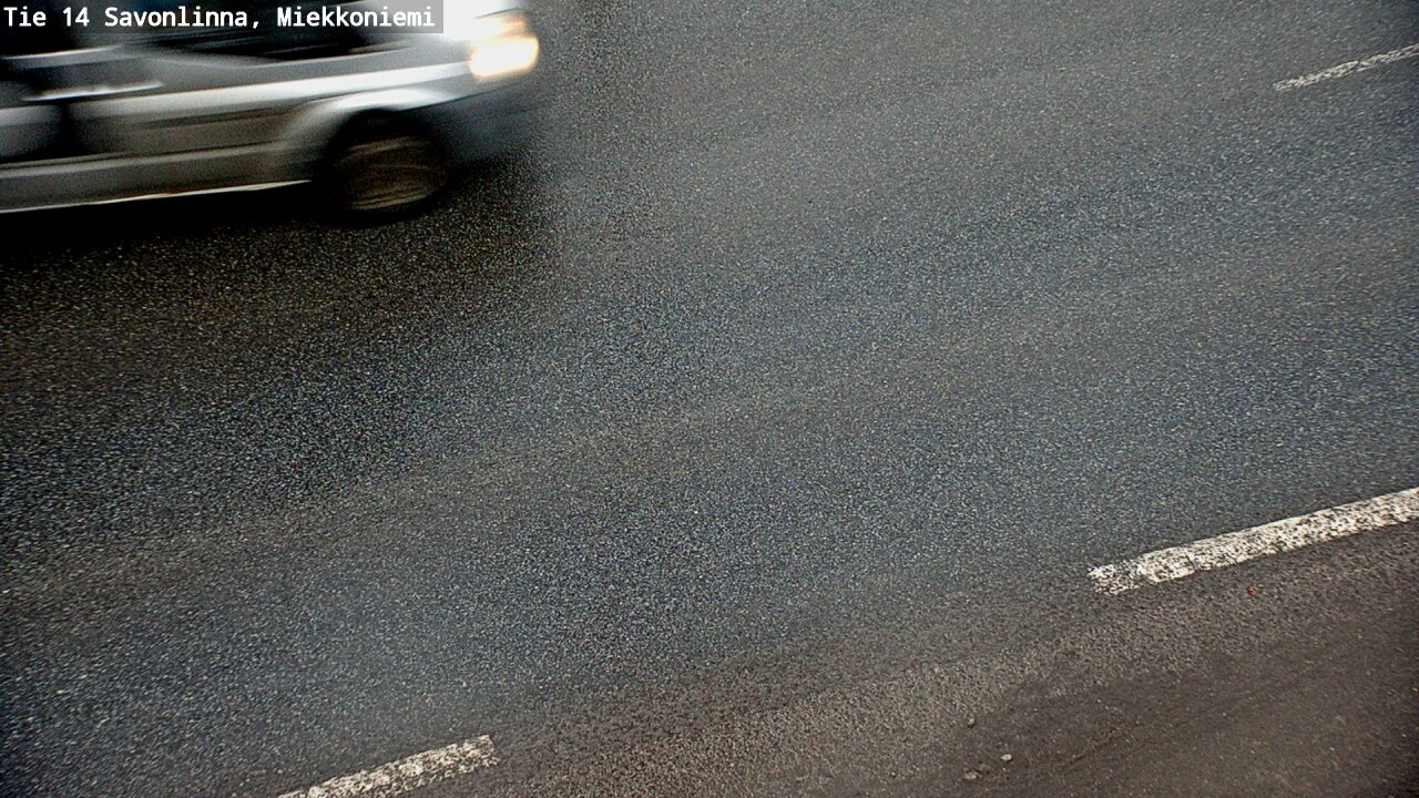 Weather Camera Image Väg 14 Nyslott, Miekkoniemi, Savonlinna, Etelä-Savo