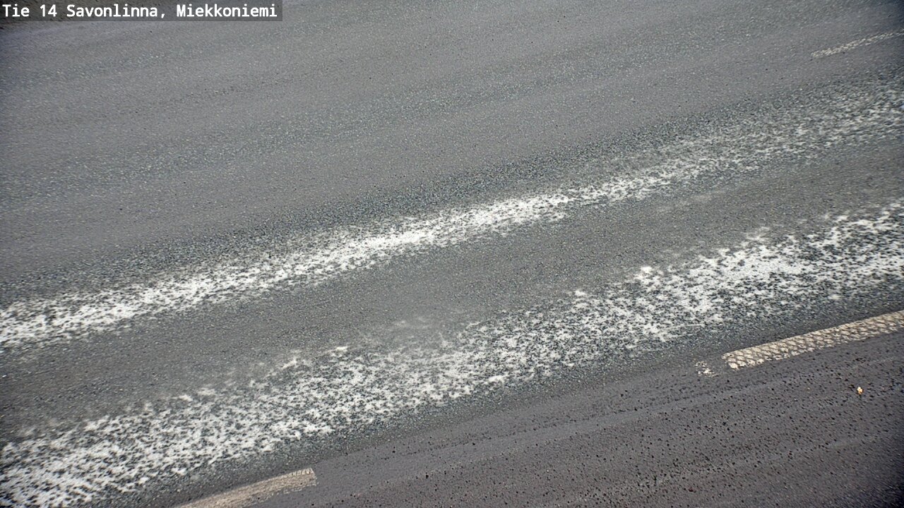 Weather Camera Image Väg 14 Nyslott, Miekkoniemi, Savonlinna, Etelä-Savo