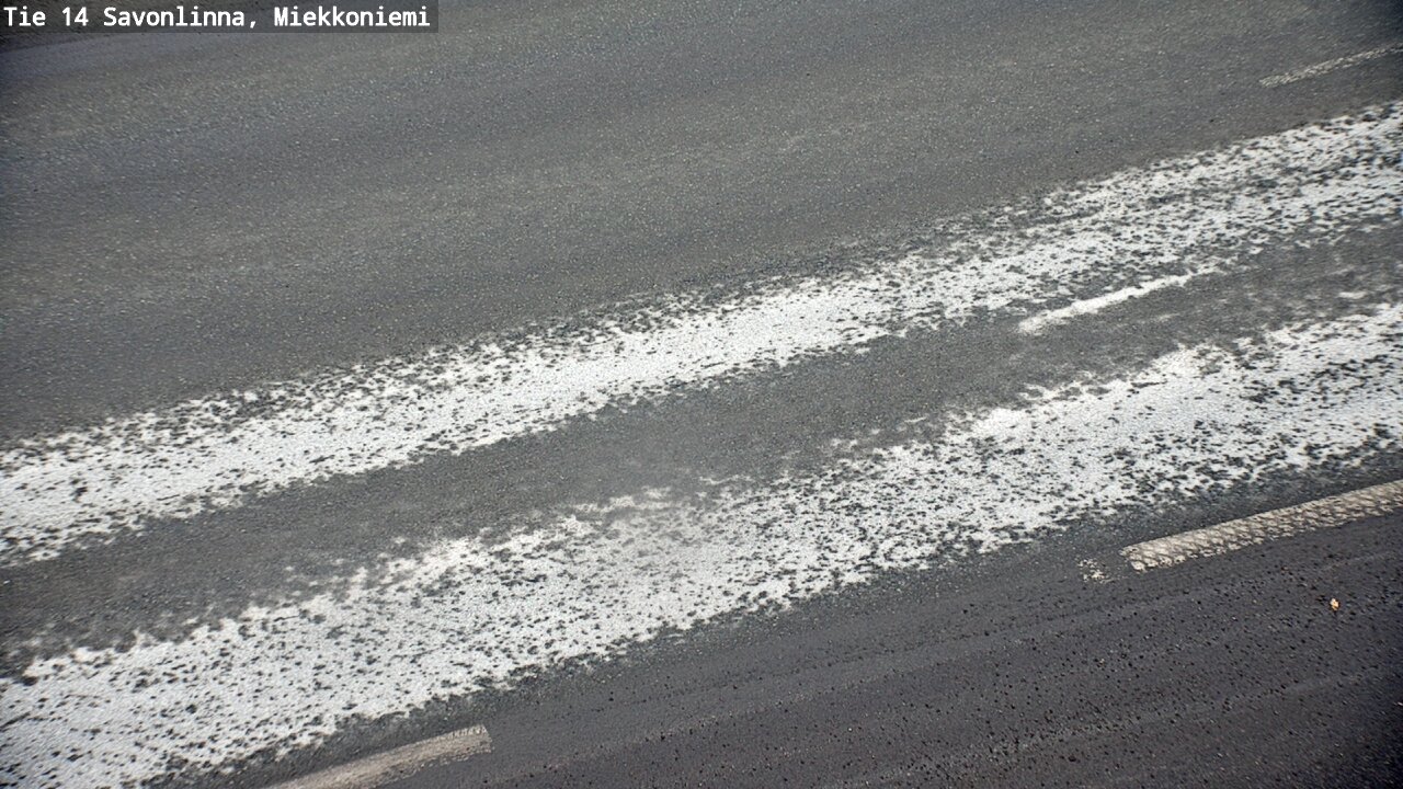 Weather Camera Image Väg 14 Nyslott, Miekkoniemi, Savonlinna, Etelä-Savo