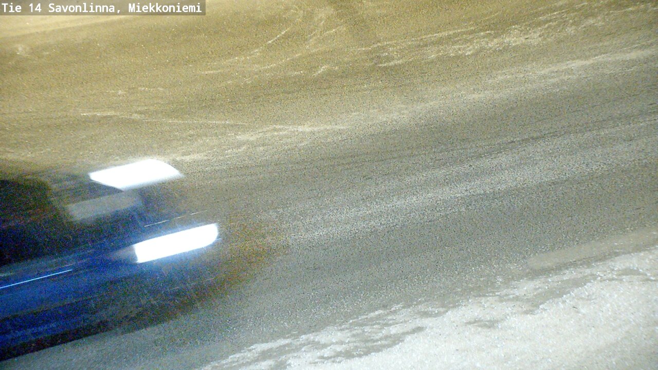 Weather Camera Image Väg 14 Nyslott, Miekkoniemi, Savonlinna, Etelä-Savo