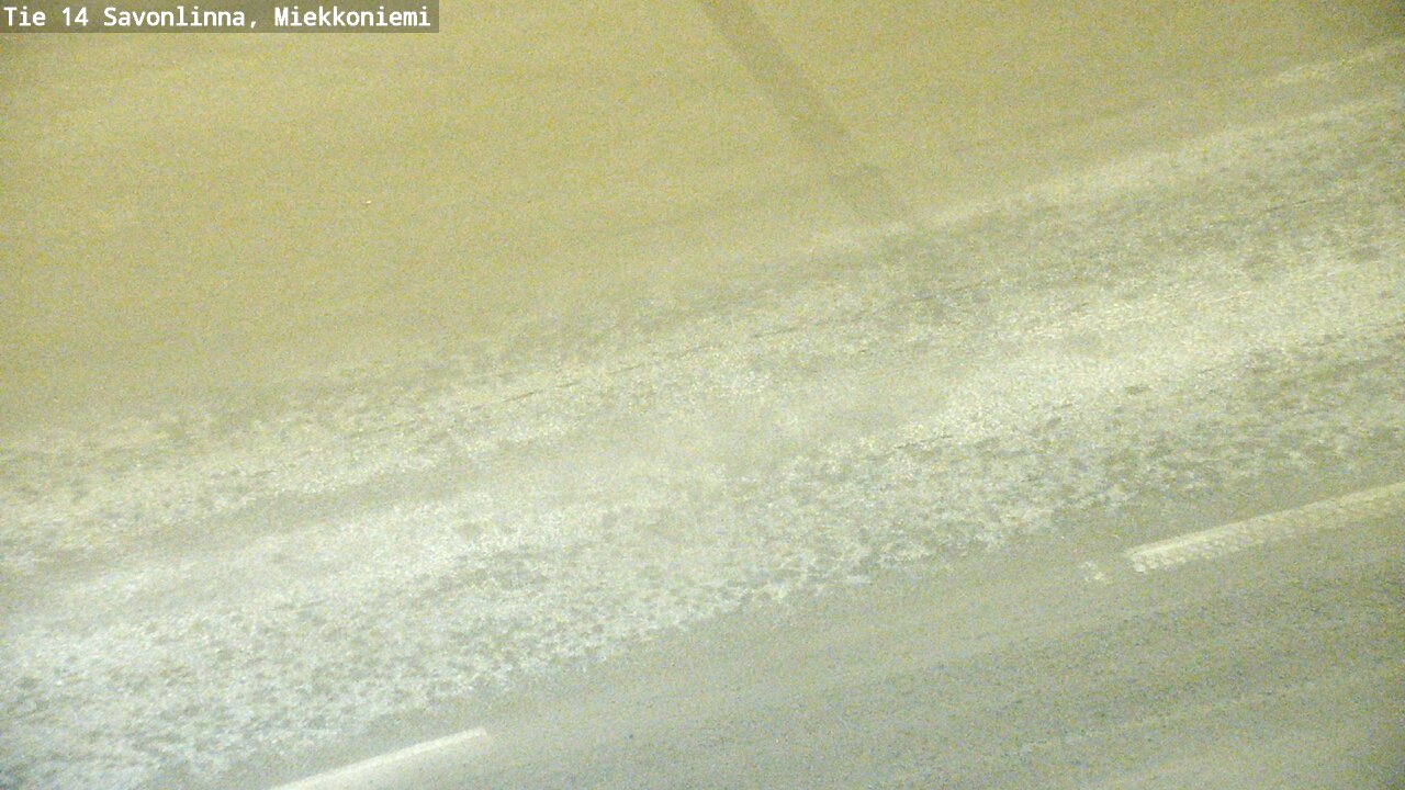Weather Camera Image Road 14 Savonlinna, Miekkoniemi, Savonlinna, Etelä-Savo
