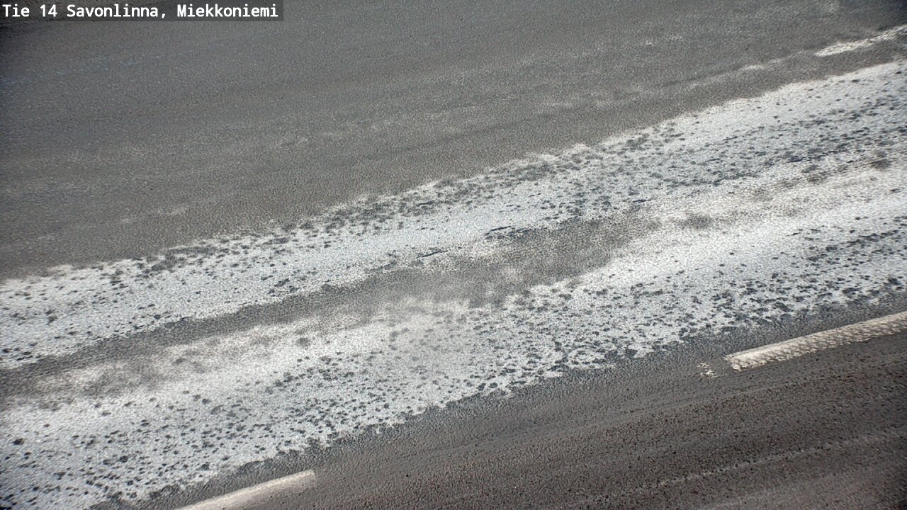 Weather Camera Image Road 14 Savonlinna, Miekkoniemi, Savonlinna, Etelä-Savo