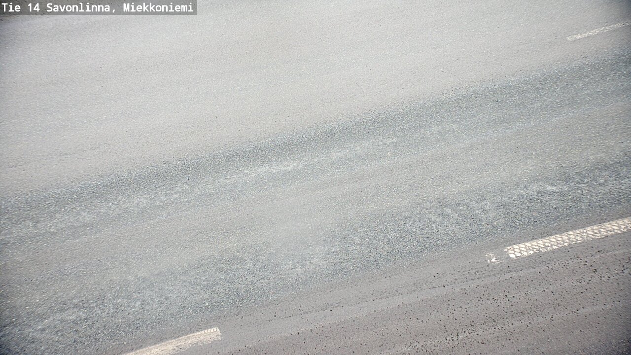 Weather Camera Image Väg 14 Nyslott, Miekkoniemi, Savonlinna, Etelä-Savo