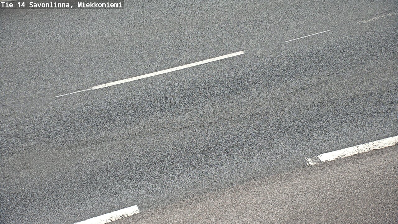 Weather Camera Image Road 14 Savonlinna, Miekkoniemi, Savonlinna, Etelä-Savo