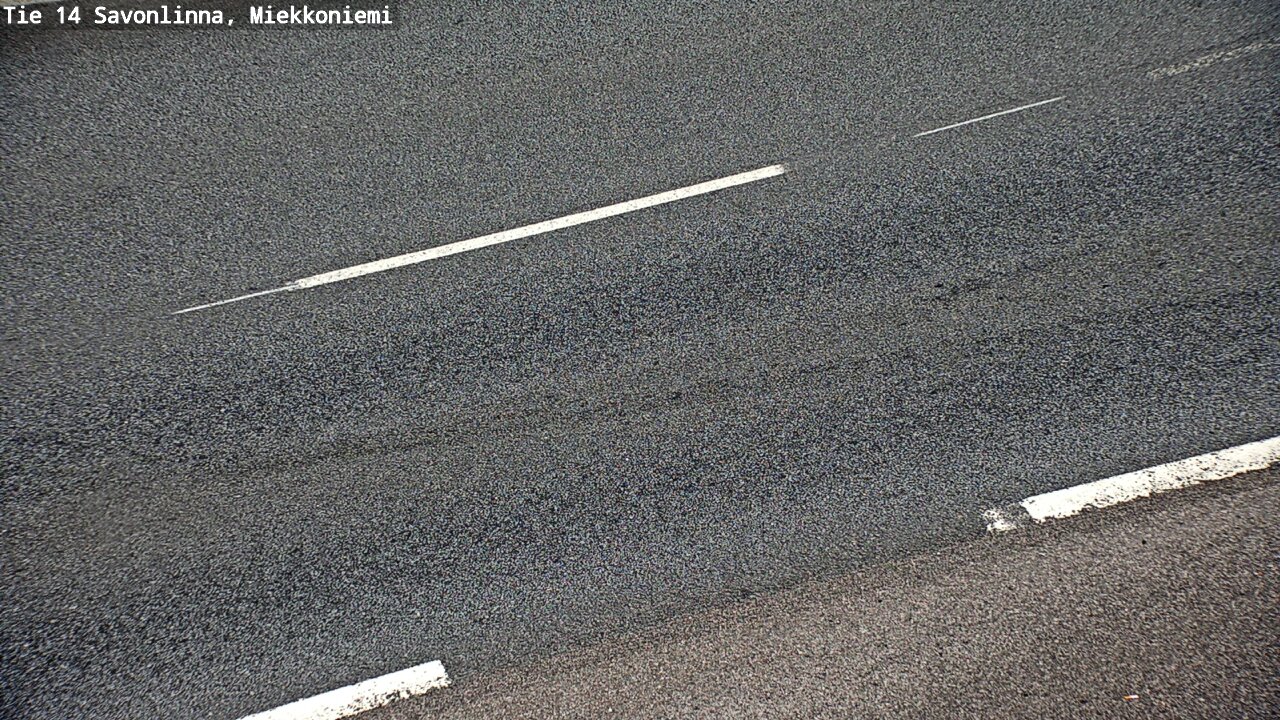 Weather Camera Image Road 14 Savonlinna, Miekkoniemi, Savonlinna, Etelä-Savo