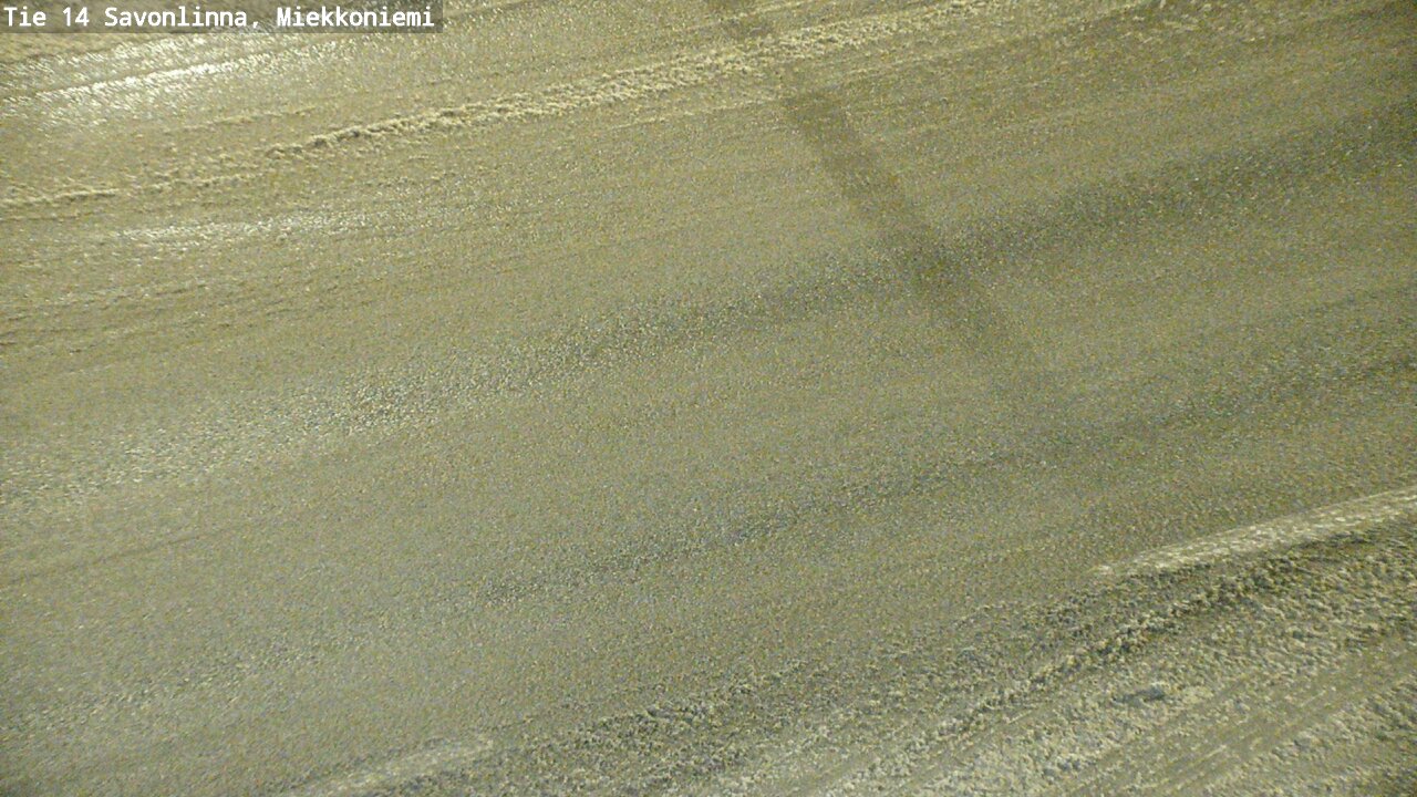 Weather Camera Image Väg 14 Nyslott, Miekkoniemi, Savonlinna, Etelä-Savo