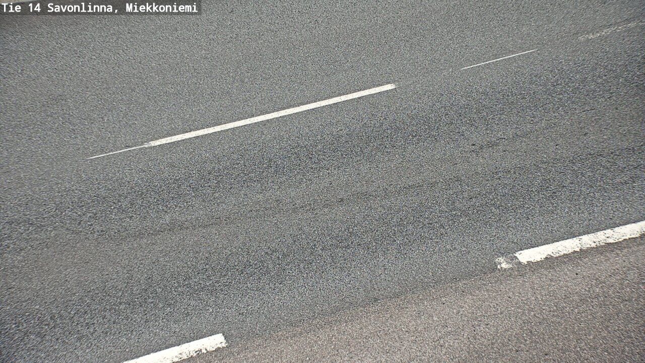 Weather Camera Image Road 14 Savonlinna, Miekkoniemi, Savonlinna, Etelä-Savo