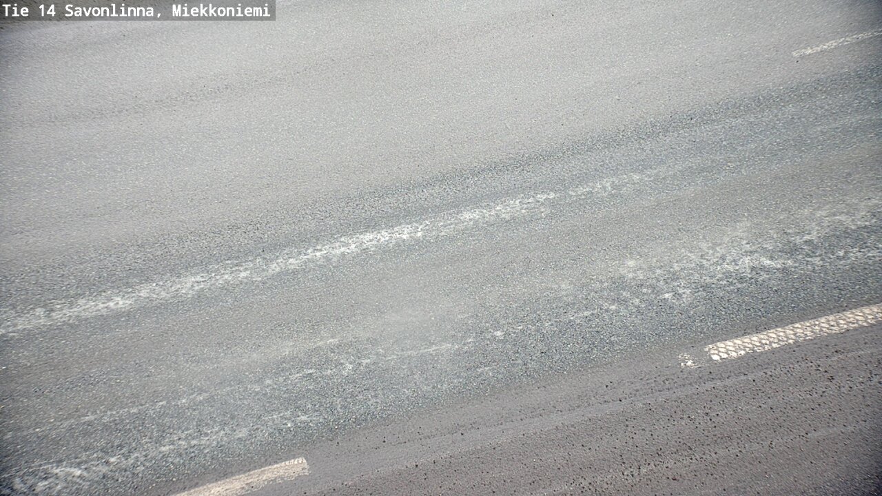 Weather Camera Image Väg 14 Nyslott, Miekkoniemi, Savonlinna, Etelä-Savo