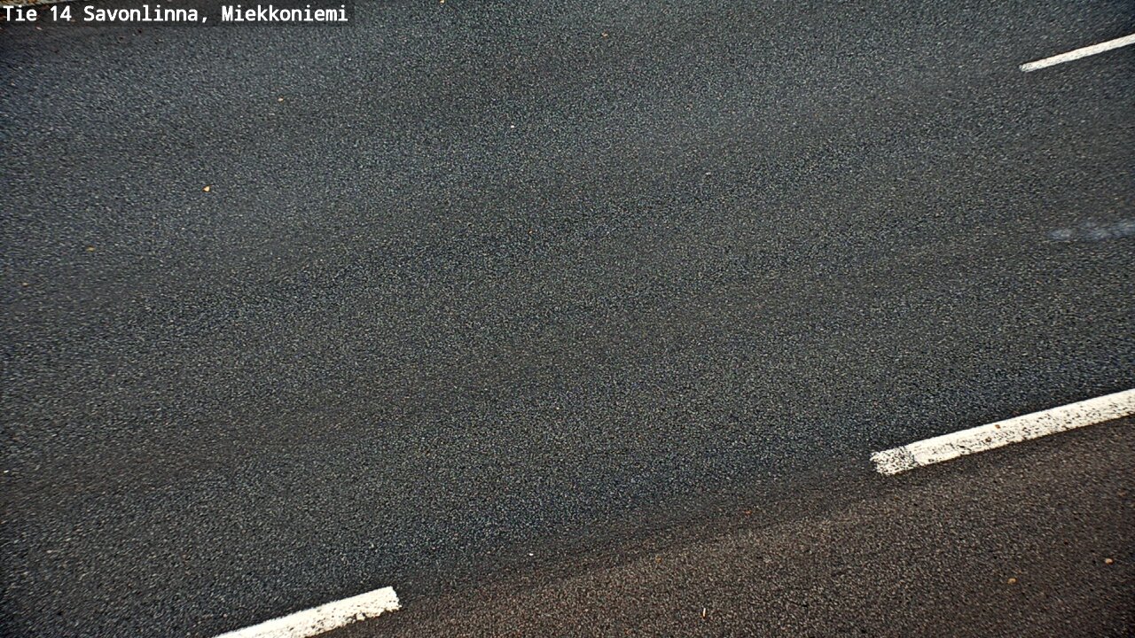 Weather Camera Image Väg 14 Nyslott, Miekkoniemi, Savonlinna, Etelä-Savo