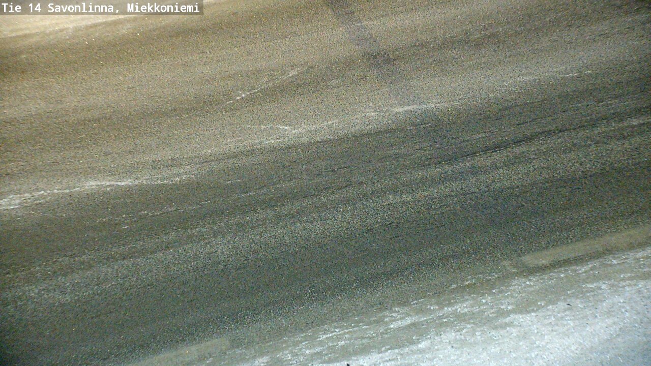 Weather Camera Image Väg 14 Nyslott, Miekkoniemi, Savonlinna, Etelä-Savo