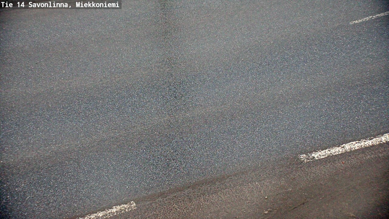 Weather Camera Image Väg 14 Nyslott, Miekkoniemi, Savonlinna, Etelä-Savo