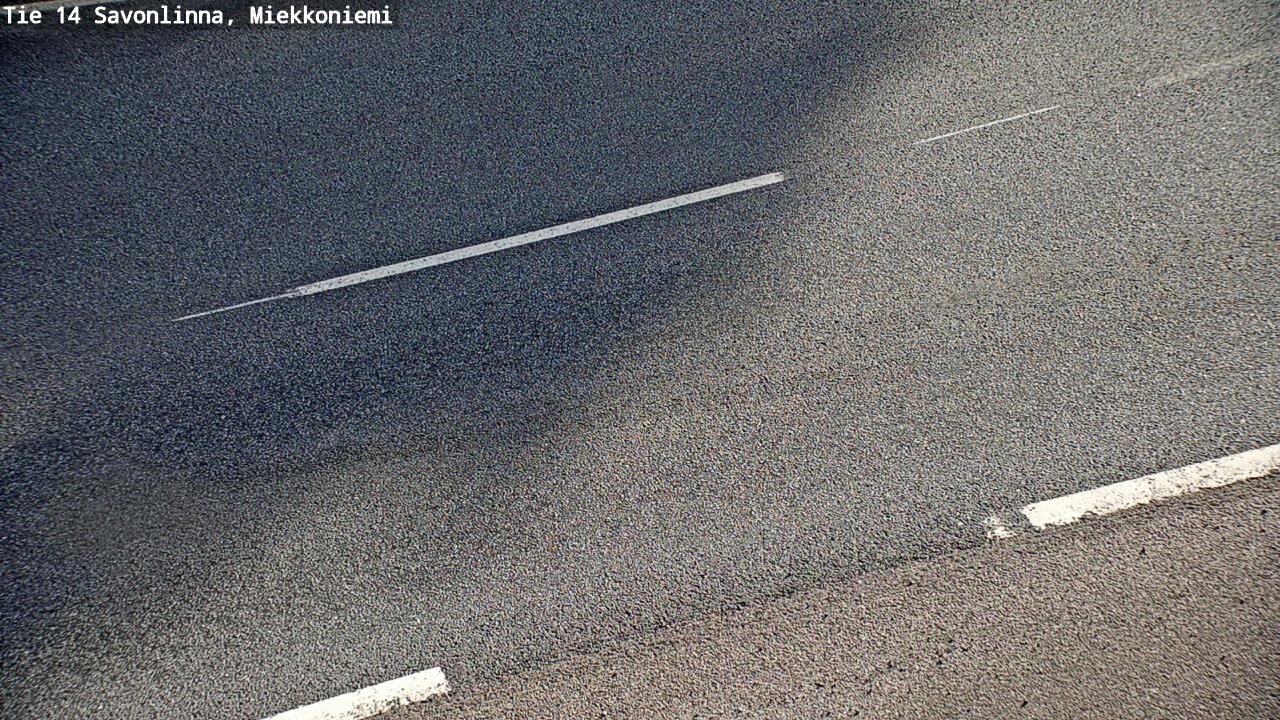 Weather Camera Image Road 14 Savonlinna, Miekkoniemi, Savonlinna, Etelä-Savo