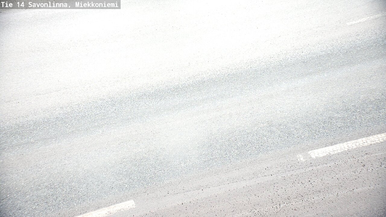 Weather Camera Image Väg 14 Nyslott, Miekkoniemi, Savonlinna, Etelä-Savo