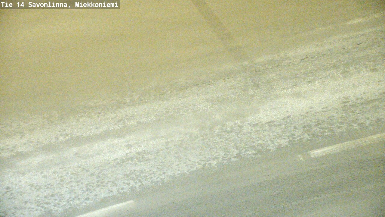 Weather Camera Image Road 14 Savonlinna, Miekkoniemi, Savonlinna, Etelä-Savo