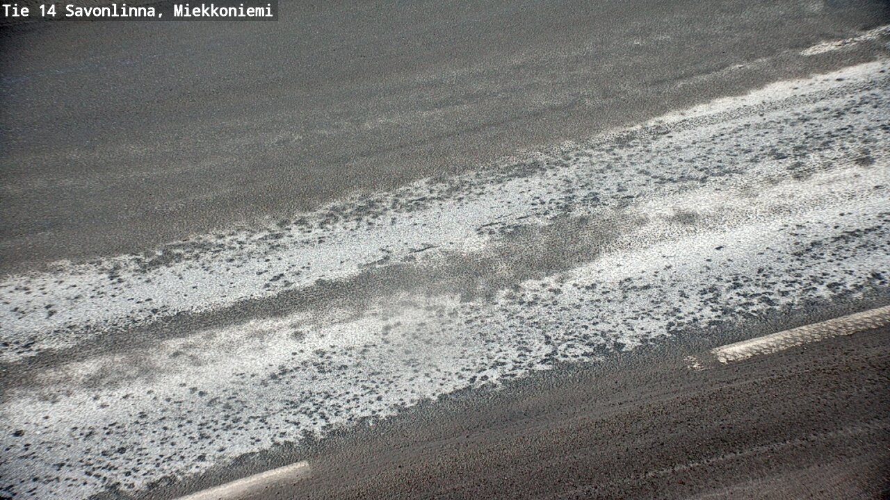 Weather Camera Image Road 14 Savonlinna, Miekkoniemi, Savonlinna, Etelä-Savo