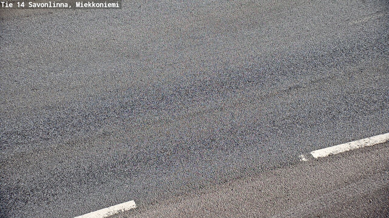 Weather Camera Image Väg 14 Nyslott, Miekkoniemi, Savonlinna, Etelä-Savo