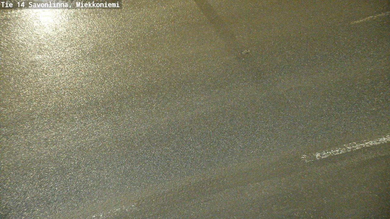 Weather Camera Image Väg 14 Nyslott, Miekkoniemi, Savonlinna, Etelä-Savo