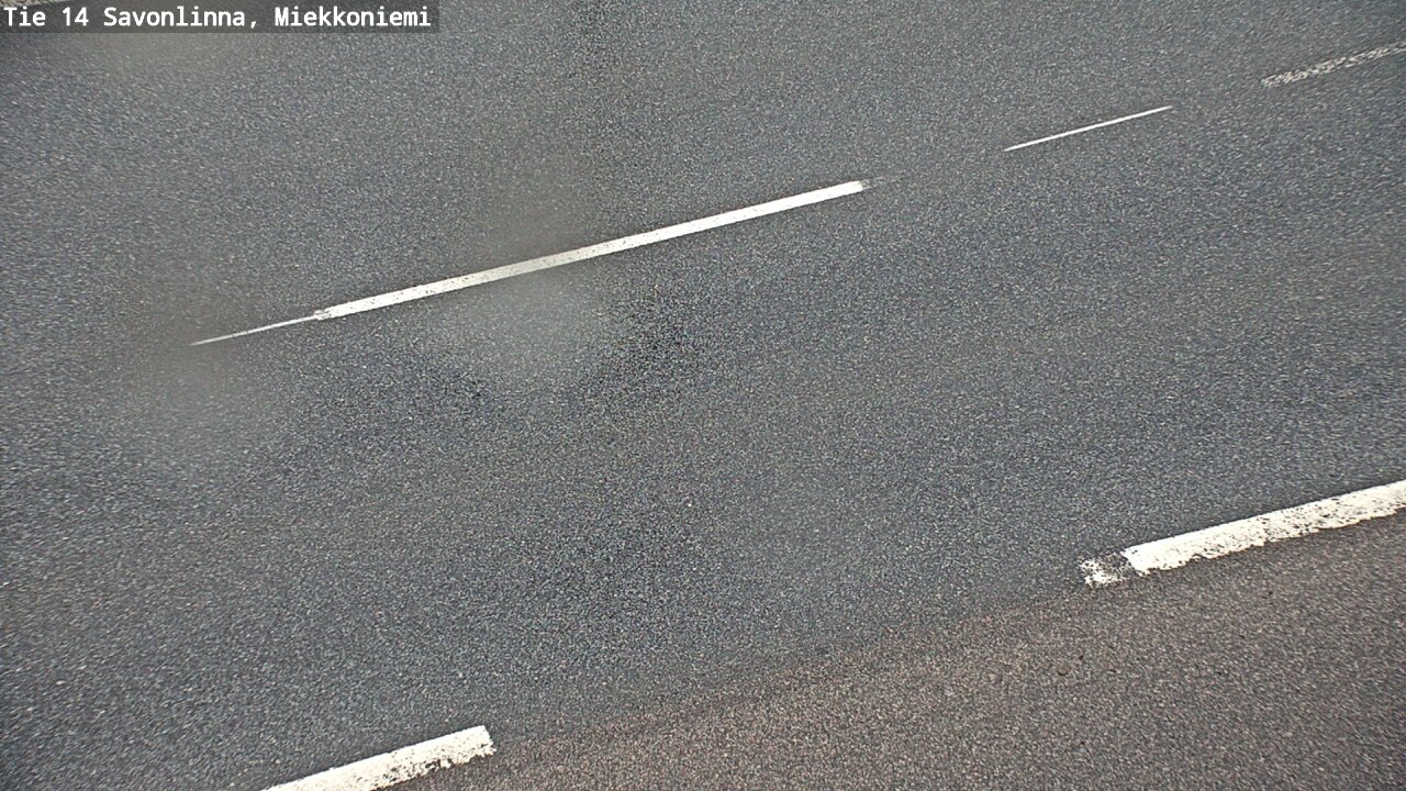 Weather Camera Image Väg 14 Nyslott, Miekkoniemi, Savonlinna, Etelä-Savo