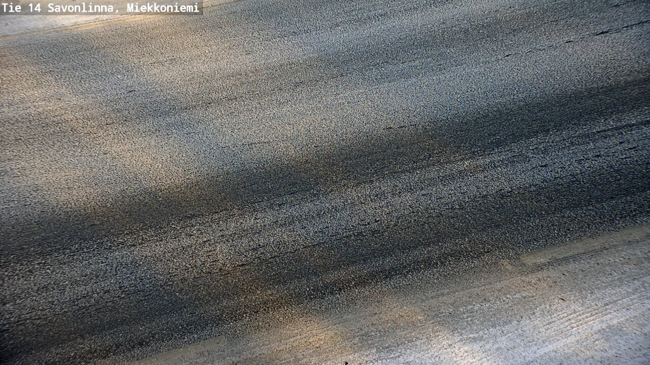 Weather Camera Image Road 14 Savonlinna, Miekkoniemi, Savonlinna, Etelä-Savo