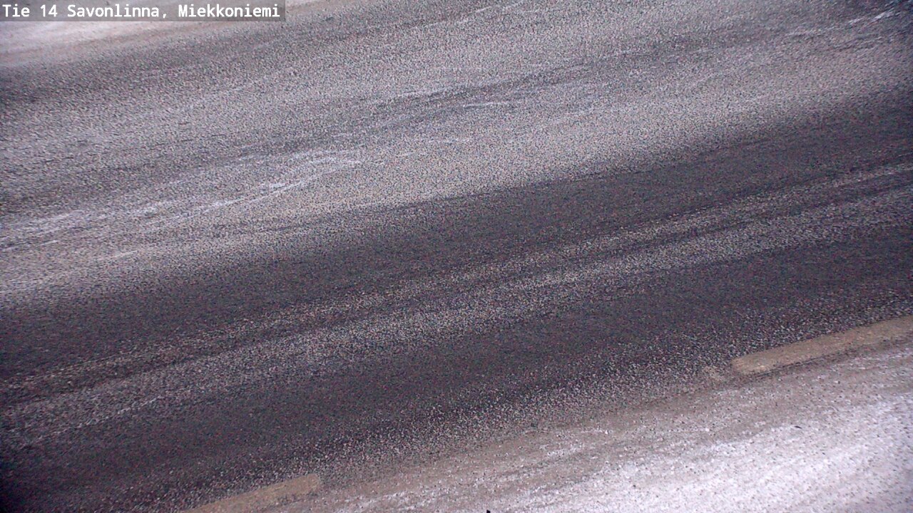 Weather Camera Image Väg 14 Nyslott, Miekkoniemi, Savonlinna, Etelä-Savo
