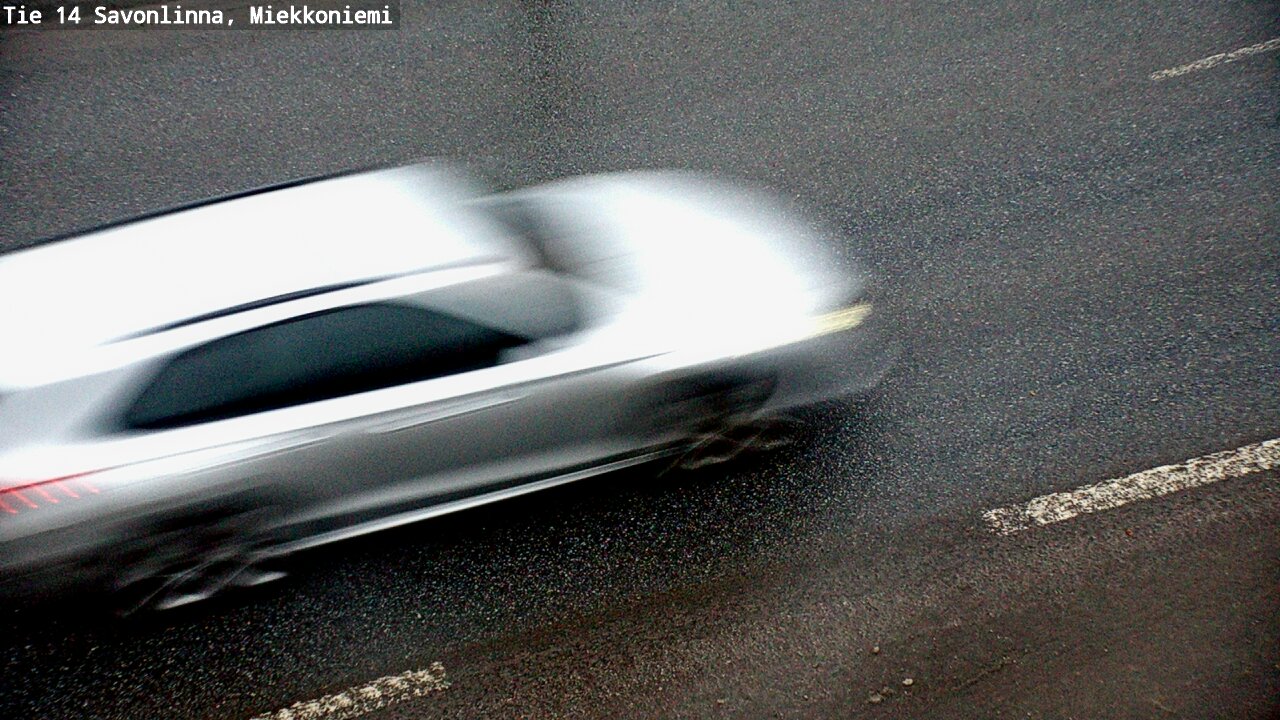 Weather Camera Image Väg 14 Nyslott, Miekkoniemi, Savonlinna, Etelä-Savo