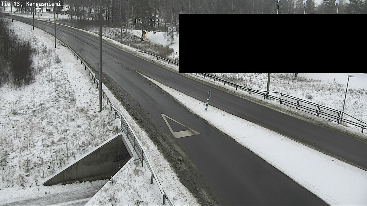 Weather Camera Image Väg 13 Kangasniemi, Kangasniemi, Etelä-Savo