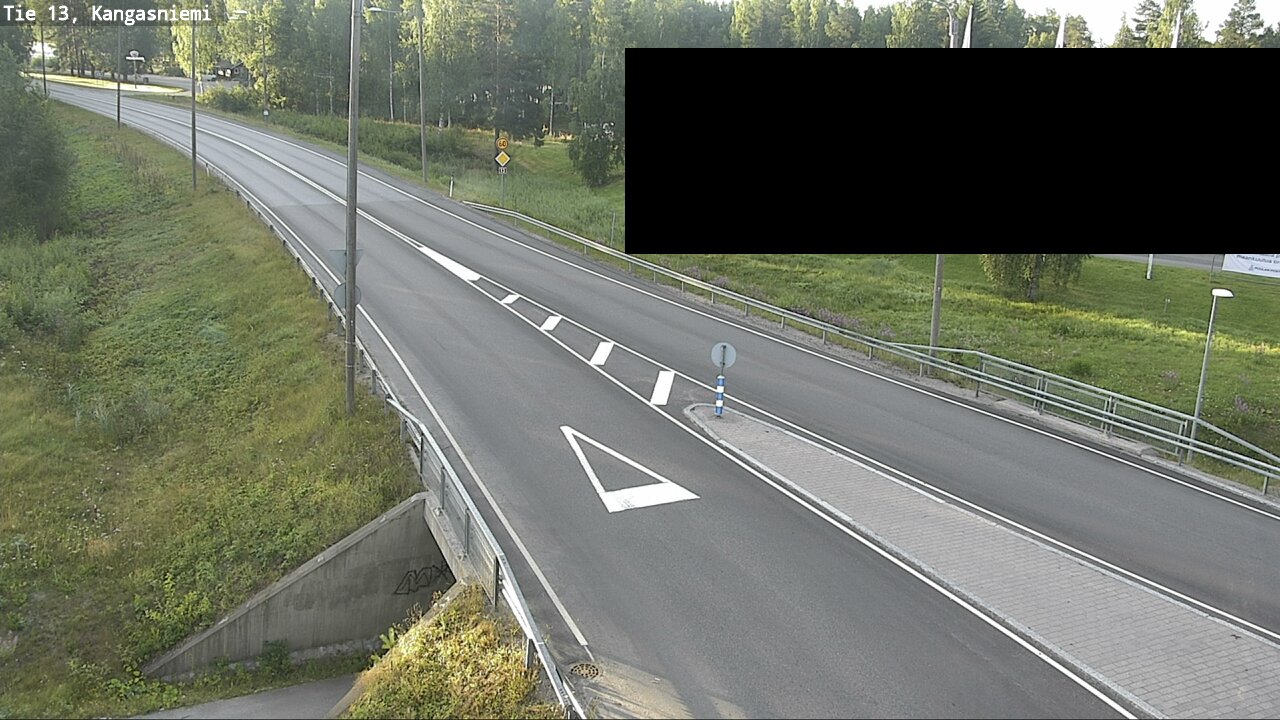 Weather Camera Image Road 13 Kangasniemi, Kangasniemi, Etelä-Savo