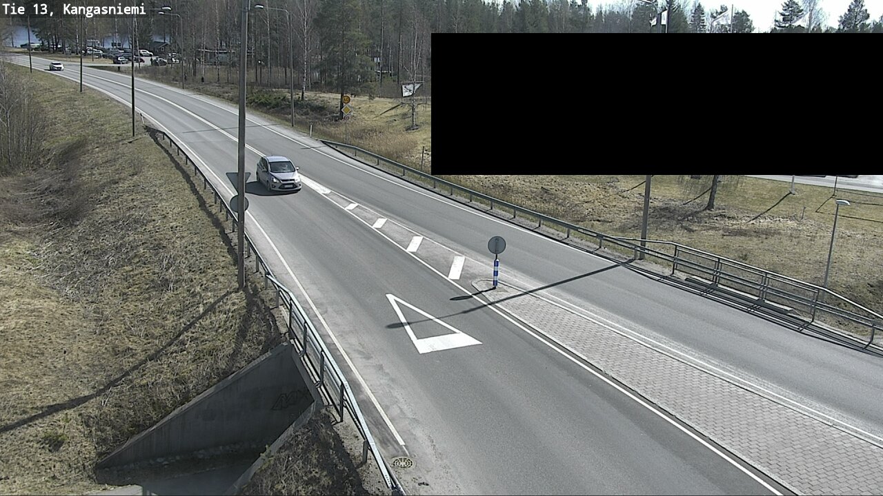 Weather Camera Image Väg 13 Kangasniemi, Kangasniemi, Etelä-Savo