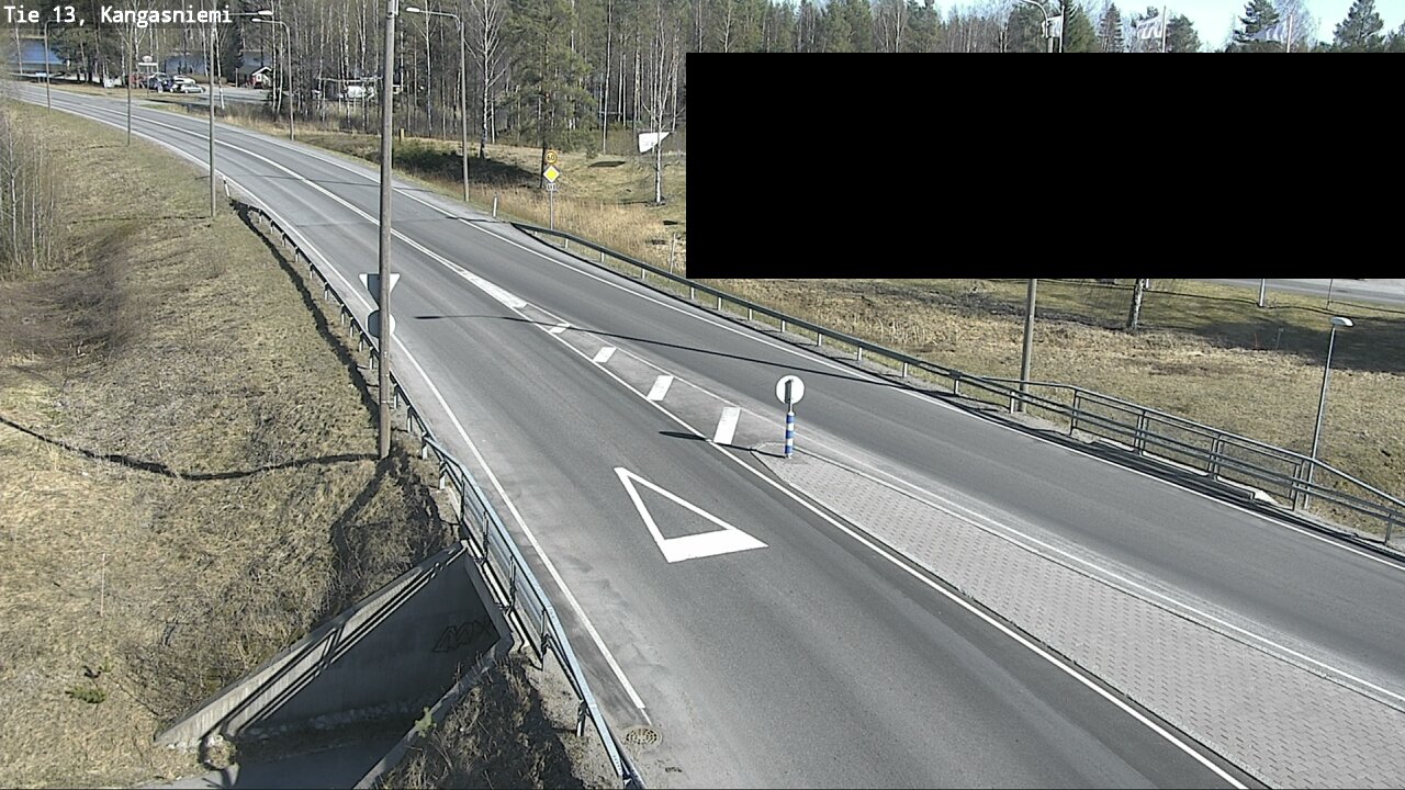 Weather Camera Image Väg 13 Kangasniemi, Kangasniemi, Etelä-Savo