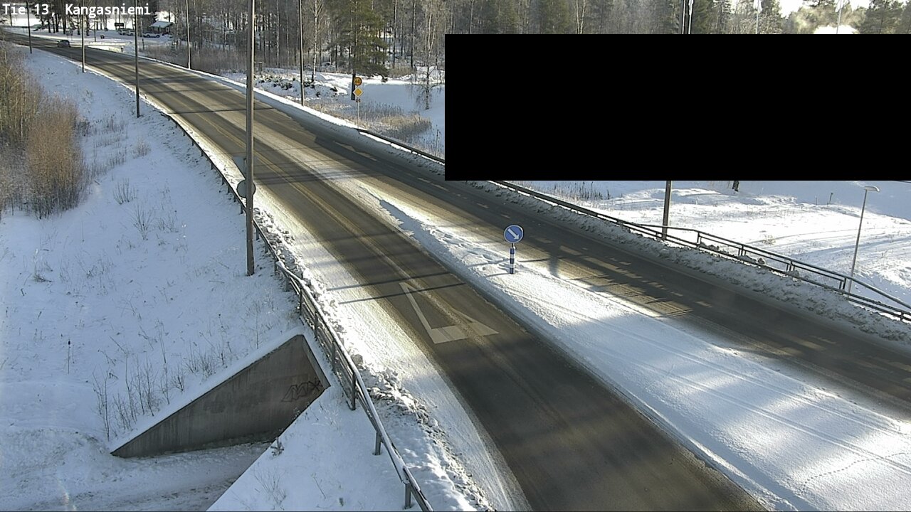 Weather Camera Image Road 13 Kangasniemi, Kangasniemi, Etelä-Savo