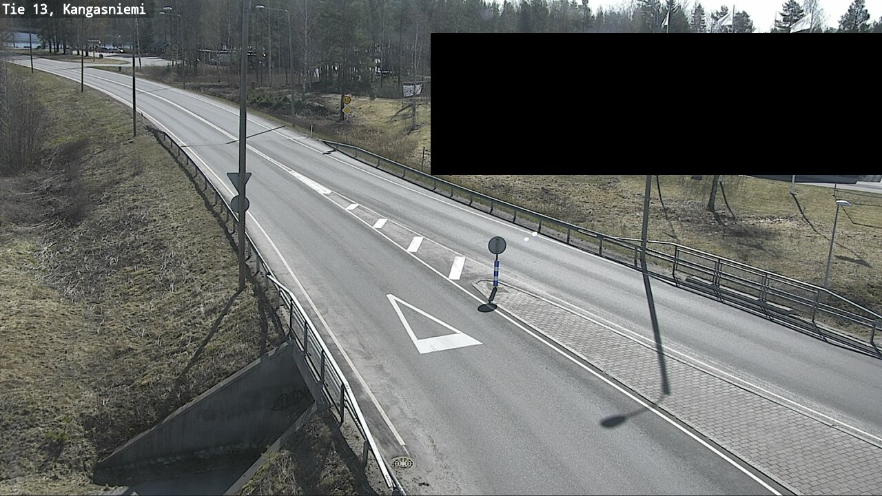 Weather Camera Image Väg 13 Kangasniemi, Kangasniemi, Etelä-Savo