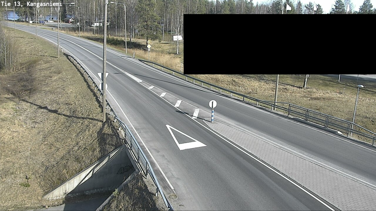 Weather Camera Image Väg 13 Kangasniemi, Kangasniemi, Etelä-Savo